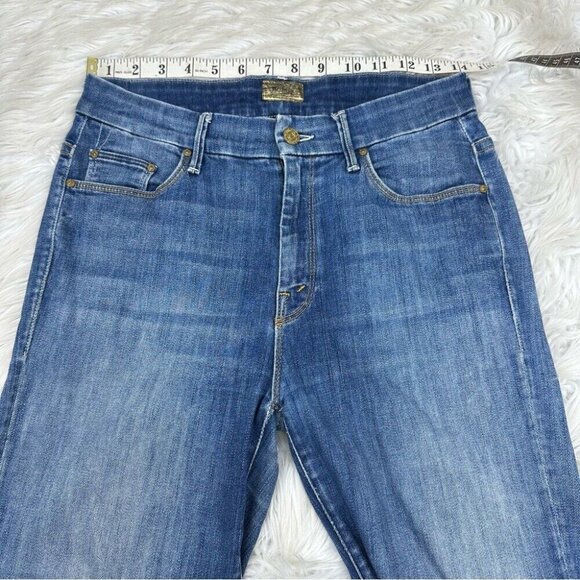 Mother‎ Women's High Waisted Looker Ankle Fray Not Rough Enough Jeans W28/L27 - Picture 8 of 11